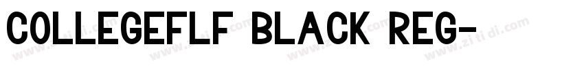 CollegeFLF Black Reg字体转换